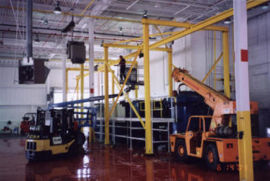 Machine movers, equipment movers, Industrial plant Renovations, Brantford, Ontario, Canada 